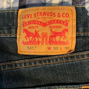 Levi’s men’s jeans 541s 30 x 30